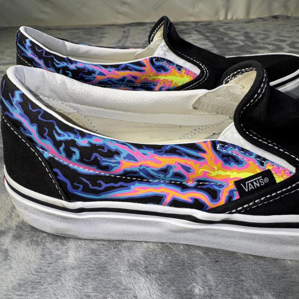 Vans Classic Slip On Electric Flame size 11 mens - Picture 6 of 13